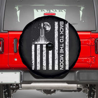 Patriotic American Pride Astronaut Lunar Mission Spare Tire Cover Back To The Moon