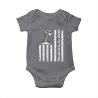 Patriotic American Pride Astronaut Lunar Mission Baby Onesie Back To The Moon
