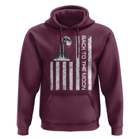 Patriotic American Pride Astronaut Lunar Mission Hoodie Back To The Moon