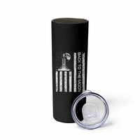 Patriotic American Pride Astronaut Lunar Mission Skinny Tumbler Back To The Moon
