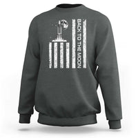 Patriotic American Pride Astronaut Lunar Mission Sweatshirt Back To The Moon