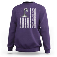 Patriotic American Pride Astronaut Lunar Mission Sweatshirt Back To The Moon