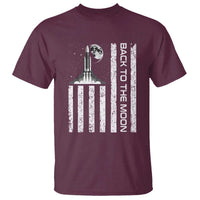 Patriotic American Pride Astronaut Lunar Mission T Shirt Back To The Moon