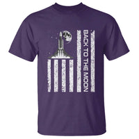 Patriotic American Pride Astronaut Lunar Mission T Shirt Back To The Moon