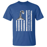 Patriotic American Pride Astronaut Lunar Mission T Shirt Back To The Moon