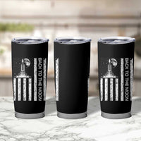 Patriotic American Pride Astronaut Lunar Mission Tumbler Cup Back To The Moon