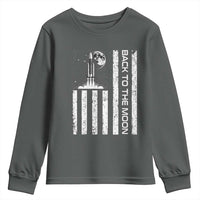 Patriotic American Pride Astronaut Lunar Mission Youth Sweatshirt Back To The Moon