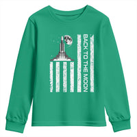 Patriotic American Pride Astronaut Lunar Mission Youth Sweatshirt Back To The Moon