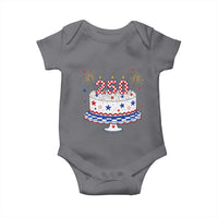 USA 250th Anniversary Birthday Cake Party Gift Baby Onesie