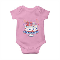 USA 250th Anniversary Birthday Cake Party Gift Baby Onesie