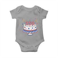 USA 250th Anniversary Birthday Cake Party Gift Baby Onesie