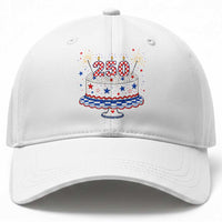USA 250th Anniversary Birthday Cake Party Gift Baseball Cap