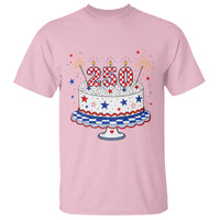 USA 250th Anniversary Birthday Cake Party Gift T Shirt