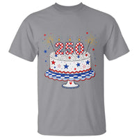 USA 250th Anniversary Birthday Cake Party Gift T Shirt