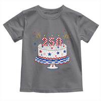 USA 250th Anniversary Birthday Cake Party Gift Toddler T Shirt