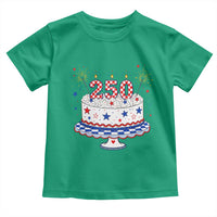 USA 250th Anniversary Birthday Cake Party Gift Toddler T Shirt