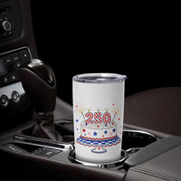 USA 250th Anniversary Birthday Cake Party Gift Tumbler Cup