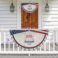 USA 250th Anniversary Birthday Cake Party Gift Patriotic Fan Flag