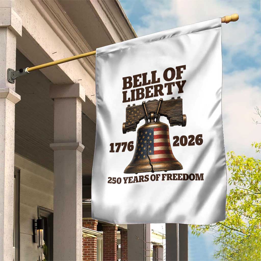 Liberty Bell 250th Anniversary Garden Flag American Pride Gift