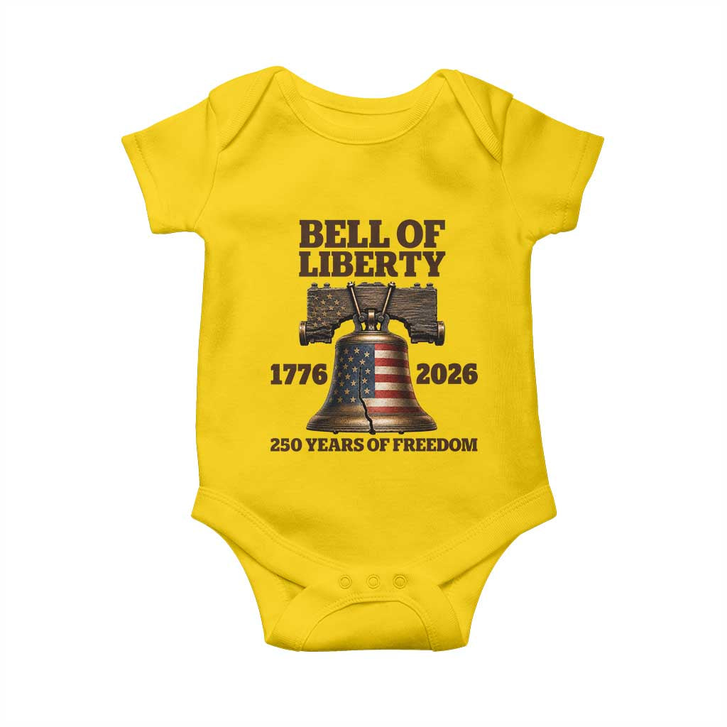 Liberty Bell 250th Anniversary Baby Onesie American Pride Gift