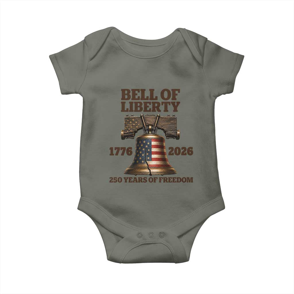 Liberty Bell 250th Anniversary Baby Onesie American Pride Gift