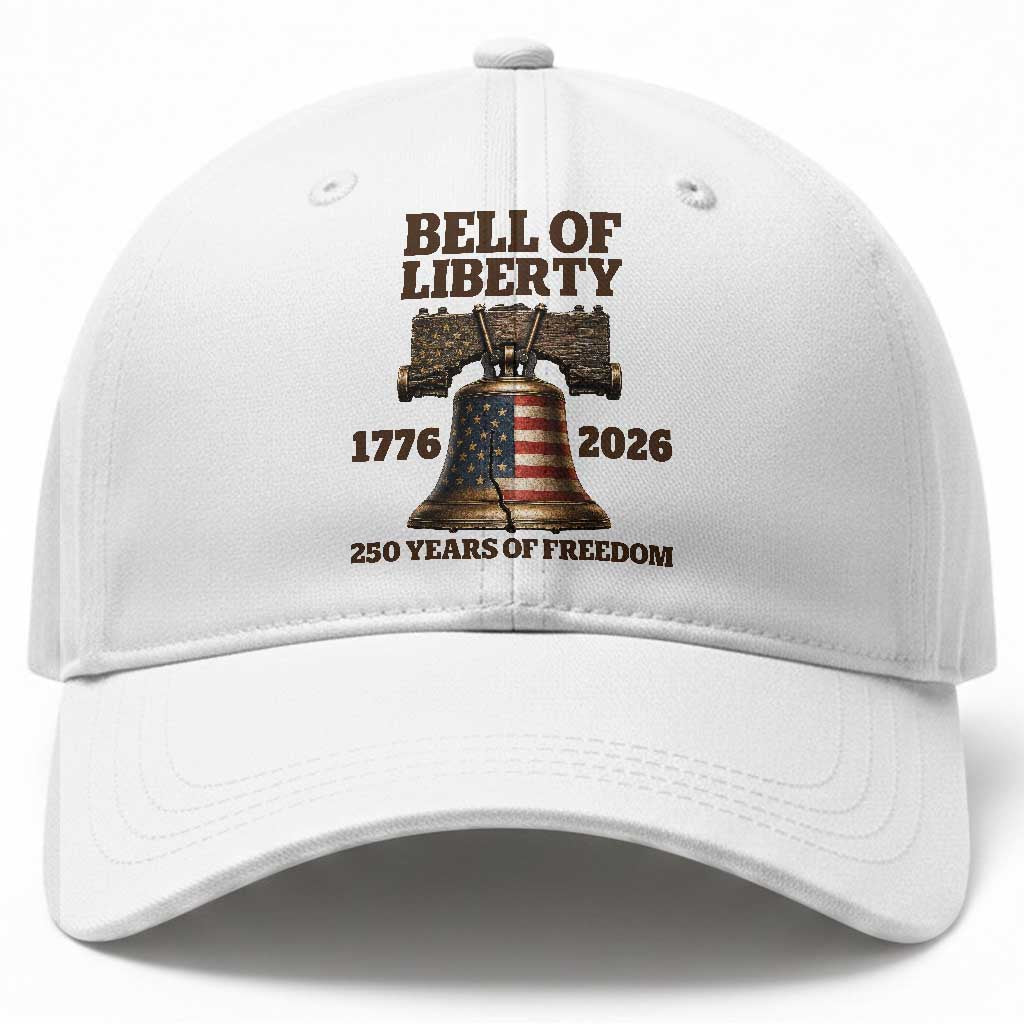 Liberty Bell 250th Anniversary Baseball Cap American Pride Gift