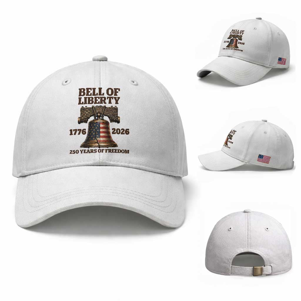 Liberty Bell 250th Anniversary Baseball Cap American Pride Gift