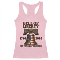 Liberty Bell 250th Anniversary Racerback Tank Top American Pride Gift