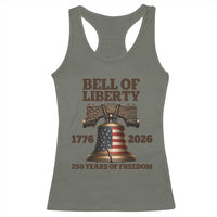 Liberty Bell 250th Anniversary Racerback Tank Top American Pride Gift