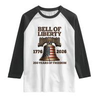 Liberty Bell 250th Anniversary Raglan Shirt American Pride Gift