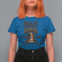 Liberty Bell 250th Anniversary T Shirt For Women American Pride Gift