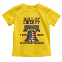 Liberty Bell 250th Anniversary Toddler T Shirt American Pride Gift