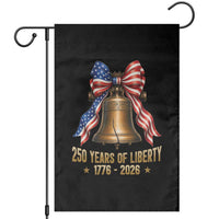 250 Years Of Liberty Garden Flag American Heritage Bell Graphic