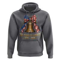 250 Years Of Liberty Hoodie American Heritage Bell Graphic