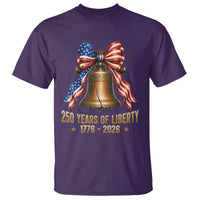 250 Years Of Liberty T Shirt American Heritage Bell Graphic
