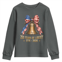 250 Years Of Liberty Youth Sweatshirt American Heritage Bell Graphic