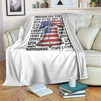 250 Years Of Freedom Throw Blanket Red White Blue Liberty Bell