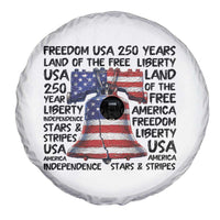 250 Years Of Freedom Spare Tire Cover Red White Blue Liberty Bell