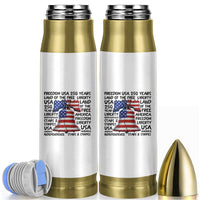 250 Years Of Freedom Bullet Tumbler Red White Blue Liberty Bell
