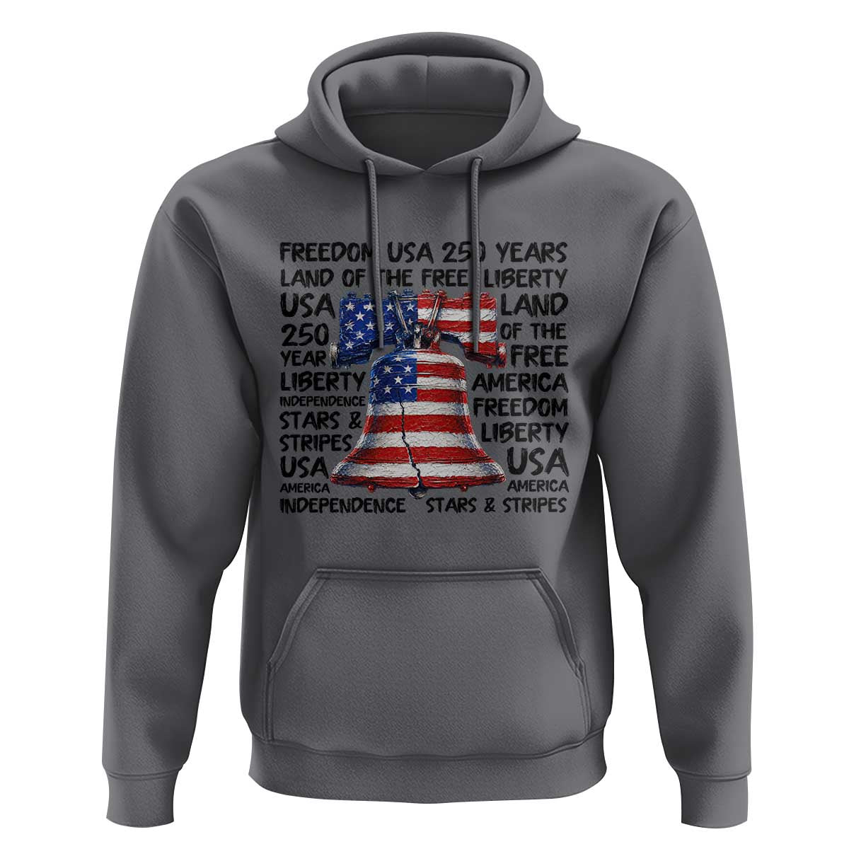 250 Years Of Freedom Hoodie Red White Blue Liberty Bell