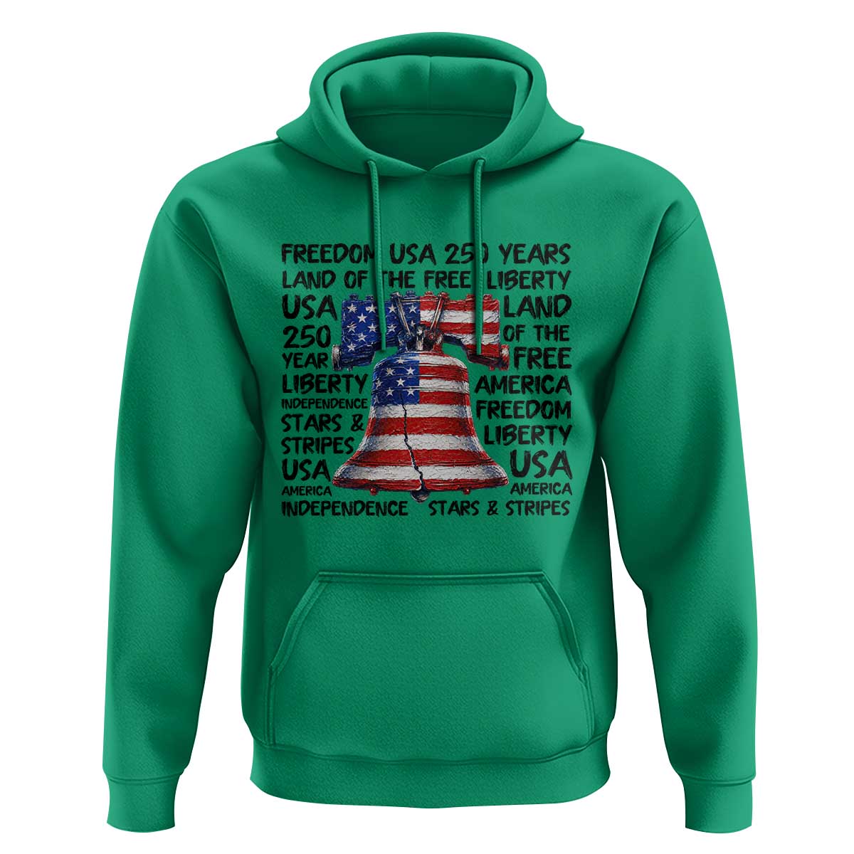 250 Years Of Freedom Hoodie Red White Blue Liberty Bell
