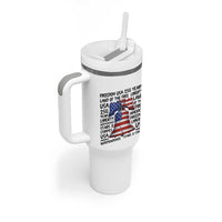 250 Years Of Freedom Tumbler With Handle Red White Blue Liberty Bell