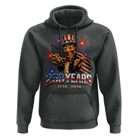 USA 250th Anniversary Tung Tung Sahur Hoodie Funny American Anniversary Celebration