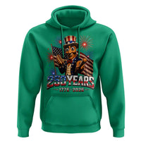 USA 250th Anniversary Tung Tung Sahur Hoodie Funny American Anniversary Celebration