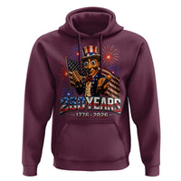 USA 250th Anniversary Tung Tung Sahur Hoodie Funny American Anniversary Celebration