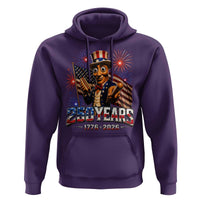 USA 250th Anniversary Tung Tung Sahur Hoodie Funny American Anniversary Celebration