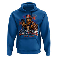 USA 250th Anniversary Tung Tung Sahur Hoodie Funny American Anniversary Celebration