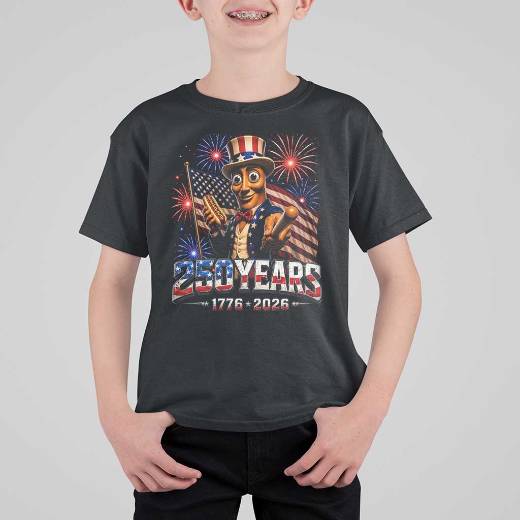 USA 250th Anniversary Tung Tung Sahur T Shirt For Kid Funny American Anniversary Celebration