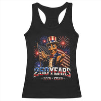 USA 250th Anniversary Tung Tung Sahur Racerback Tank Top Funny American Anniversary Celebration