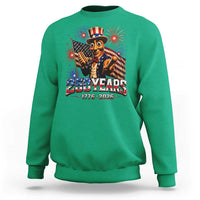 USA 250th Anniversary Tung Tung Sahur Sweatshirt Funny American Anniversary Celebration